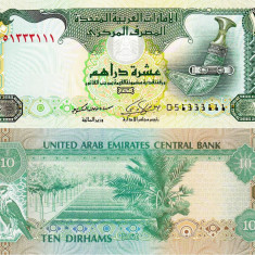 EMIRATELE ARABE UNITE 10 dirhams 2009 UNC!!!