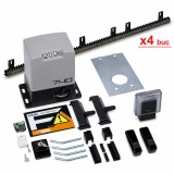 FAAC DELTA 2 230V - kit automatizare poarta culisanta pana la 500 kg + 4 m cremaliera