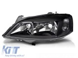 Far stang reflector potrivit pentru Opel Astra G 1997-2004 cu baza neagra Performance AutoTuning