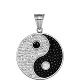Pandantiv din argint 925 jolie silver, model ying si yang, 11 x 11 mm, 1.2 g