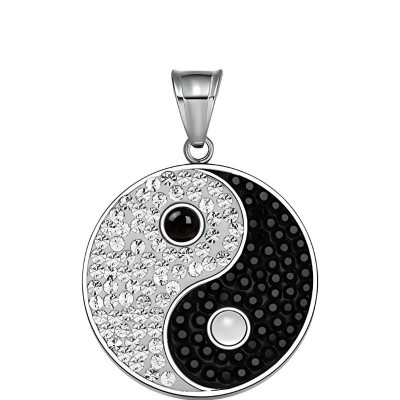 Pandantiv din argint 925 jolie silver, model ying si yang, 11 x 11 mm, 1.2 g foto