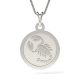Lantisor cu pandantiv din argint model Talisman Scorpion