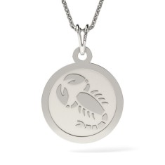 Lantisor cu pandantiv din argint model Talisman Scorpion