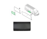 Bandou aripa spate IVECO DAILY, 07.2014- model EXTRA LONG, partea dreapta, in fata rotii; extra lung,