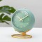 Ceas desteptator Luxury analogic , design clasic din metal, functie silentioasa cu iluminare de noapte, Verde