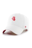 47 brand șapcă de baseball din bumbac MLB Chicago White Sox culoarea alb, uni, B-CHPCU06GWS-WH