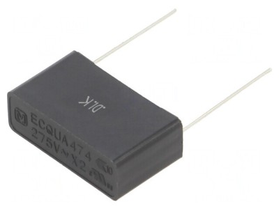 Condensator Polipropilenă 0,47uF THT 26x15x8,5mm foto