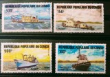 CONGO 1984 vapoare nave cu p&acirc;nze ,transport maritim serie 4v Nestampilat