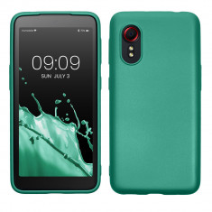 Husa kwmobile pentru Samsung Galaxy Xcover 5, Silicon, Verde, 57527.170