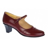 Pantofi dama eleganti din piele naturala cu toc de 5cm - P104VIST5