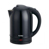 Fierbator inox 2L, putere 1500W, negru, cu baza rotativa 360&deg;