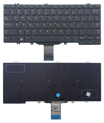 Tastatura Laptop, Dell, Latitude 5280, 5288, 5289, 5290, 7280, 7290, 7380, 7389, 7390, E5280, E5288, E7220, E7280, E7290, E7380, 1TC47, 01TC47, layout foto