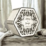 Cutie pentru Plicuri de Bani Personalizata Nunta , Model Diamond