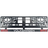 Set 2 bucati, suport numar inmatriculare carbon VW Golf GTI II