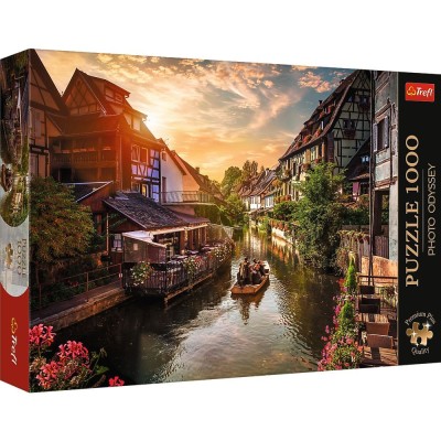 PUZZLE TREFL 1000 PREMIUM PLUS PHOTO ODYSSEY MICA VENETIE DIN COLMAR FRANTA SuperHeroes ToysZone foto