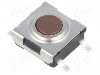 Microintrerupator 6x6.2mm, {{Mod comutare}}, SPST-NO, NINIGI - TACTM-63N