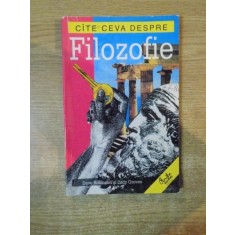 CATE CEVA DESPRE FILOZOFIE de DAVE ROBINSON , JUDY GROVES , 2000