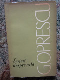 GEORGE OPRESCU - SCRIERI DESPRE ARTA (1966)