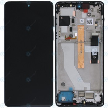 Motorola Edge 20 Pro (XT2153) Unitate de afișare completă albastru miezul nopții 5D68C19375 foto