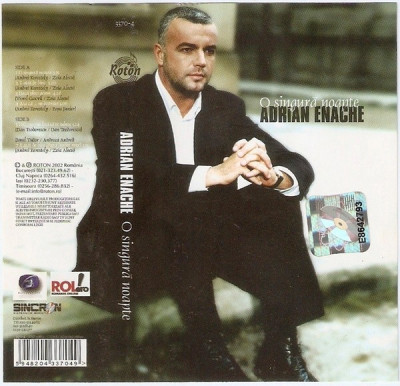 Casetă audio Adrian Enache &amp;lrm;&amp;ndash; O Singură Noapte, originală foto