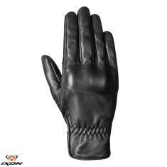 Manusi femei pentru scuter - motocicleta Urban/heritage vara piele Ixon model RS Nizo LS culoare: negru &ndash; degete tactile M (8/9)