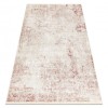 DISTIN 0828A covor modern roz / pudrat / alb - Ornament, vintage, franjuri, 120x170 cm