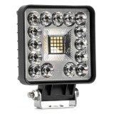 Proiector LED AMiO AWL61 96W 6500K 8000lm 9-36V 12V 24V Flood 110x110x38 mm IP67 E9 ECER10 pentru off-road, constructii si agricultura