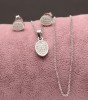 Set Argint 925 Rodiat Simple Whisper OVALI SET265, Argintboutique