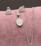Set Argint 925 Rodiat Simple Whisper OVALI SET265, Argintboutique