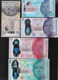 Rar! Set complet Scotia 5 + 10 + 20 + 50 + 100 pounds Bank of Scotland