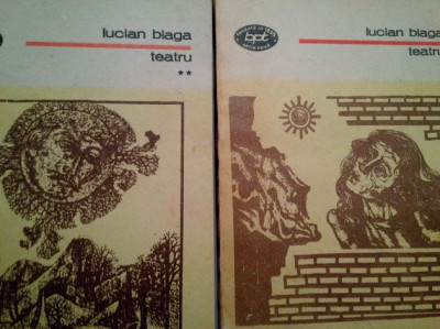 Lucian Blaga - Teatru, 2 vol. (editia 1987) foto