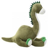 VidaXL Jucărie dinozaur Brontosaurus, verde, pluș