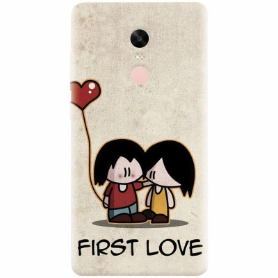 Husa silicon pentru Xiaomi Redmi Note 4, First Love Great Lock Screen foto