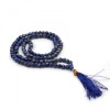 Colier mala din lapis lazuli cu 108 margele