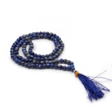Colier mala din lapis lazuli cu 108 margele