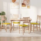 Cumpara ieftin Perne de Sezut 4 pcs Galben 40 x 40 x 3 cm Catifea