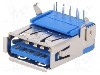 Conector USB A, pentru PCB, NINIGI - USBA-G3.0/1