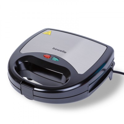 Sandwich Maker- 3 &amp;icirc;n 1 - 220-240V - 800W - argintiu/negru Best CarHome foto