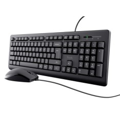 TRUST BASICS KEYBOARD AND MOUSE SET US &amp;quot;24645&amp;quot; (timbru verde 0.8 lei) foto