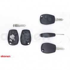 CARCASA CHEIE CONTACT PENTRU DACIA LOGAN / SANDERO 2 BUTOANE. CU CHEIE 103128