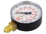 Manometru 0-10 bar 63mm Lichide și Gaze Inerte