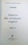 ASPECTE DIN CIVILIZATIA ENGLEZA DE I. BOTEZ , 1945