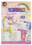 Carte de colorat cu activitati - Unicorn PlayLearn Toys, Grafix