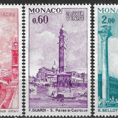 C2729 - Monaco 1972 - Pictura 3v.neuzat,perfecta stare