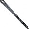 Breloc chei tip snur detasabil textil lungime 50.5 cm negru