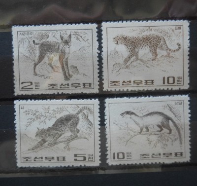 1964 SERIE COREEA DE NORD MNH foto