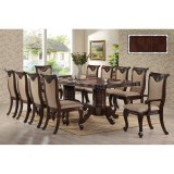 Cumpara ieftin Set masa AC3268T + 10 Scaune, Dark Brown