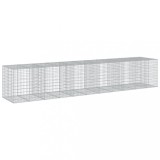Cumpara ieftin Cos gabion cu capac, 550x100x100 cm, fier galvanizat