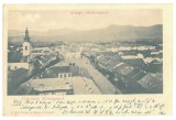 4673 - SIGHET, Maramures, Panorama, Market, Litho, Romania - old postcard - unused