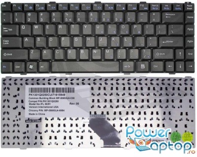 Tastatura Asus S96, S96F, S96FM, S96H, S96J, S96JM, S96S, S96SP, Z84, Z84F, Z84FM, Z84J, Z84JP, Z96, Z96F, foto